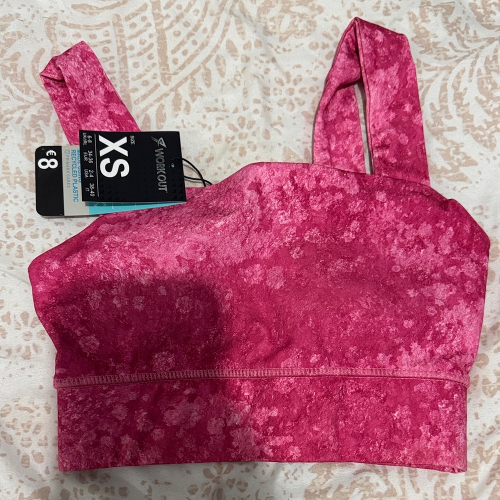 Primark Vibrant Pink Athletic Crop Top